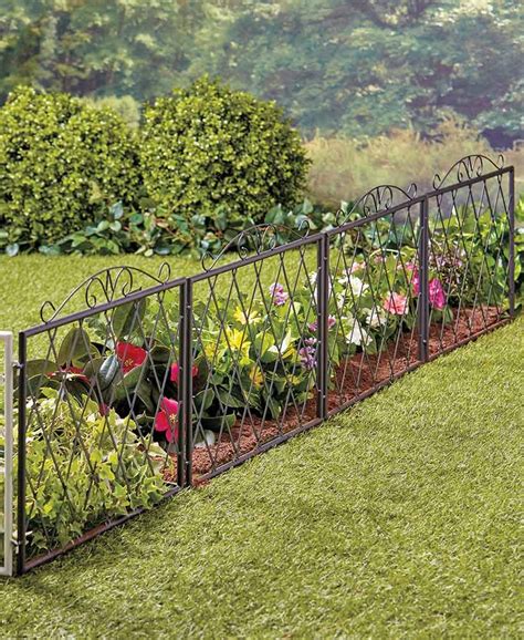 metal fence landscaping